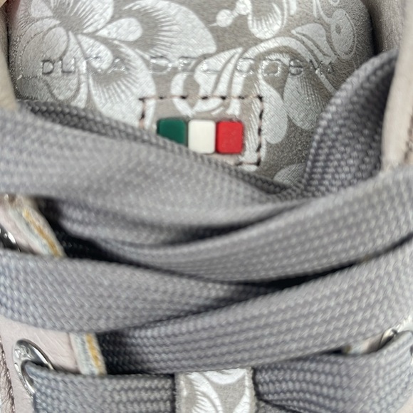 Duca Del Cosma Italian Gold Evolution Caldes Floral Women's Golf Shoes Size 6 - Picture 8 of 17